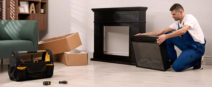 Old Rusted Metal Fireplace Repair And Replacement in Lexington, KY