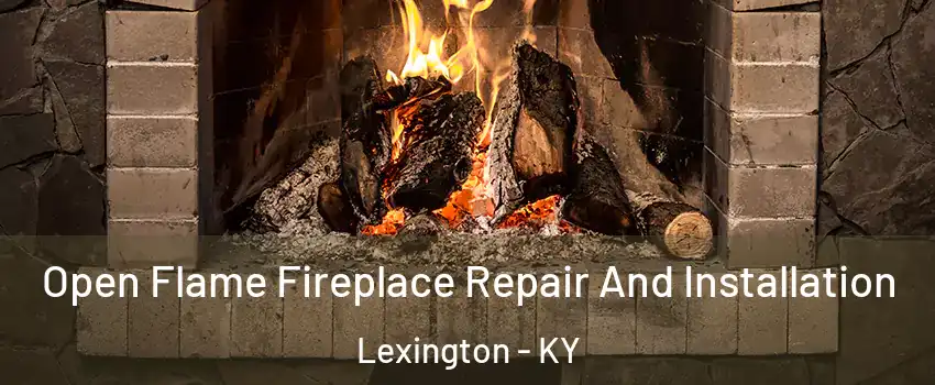  Open Flame Fireplace Repair And Installation Lexington - KY